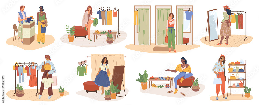 Diverse clothing collection